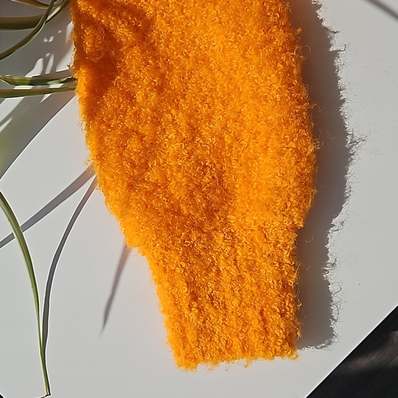 Fuzzy Winter Sweater from Urban Outfitters Mockneck Sweater in Orange - Picture 6 of 6